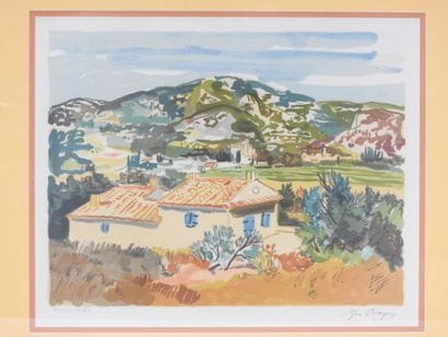 Yves BRAYER (1907-1990): Montagne Provençale....