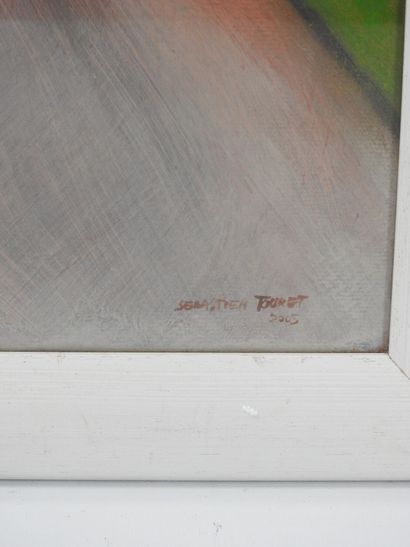 Sébastien TOURET (b. Marolles, 1950): Landscape...