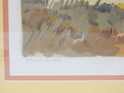 Yves BRAYER (1907-1990): Montagne Provençale....