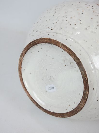 Aldo LONDI for Bitossi: Large white ceramic...