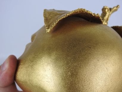Claude LALANNE (1925-2019)
Apple mouth. 
Gilt...