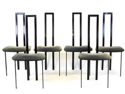 Giorgio CATTELAN (20th - 21st)
Six chairs...