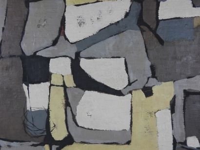 Oscar ZALAMEDA (1930-2010). Grey, white and...