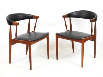 Johannes ANDERSEN (1903-1997): Pair of armchairs...
