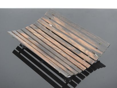 CORBEIL made of 11 pallissander slats resting...