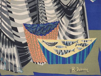 Robert DEBIEVE (1925-2018) Le Remailleur...