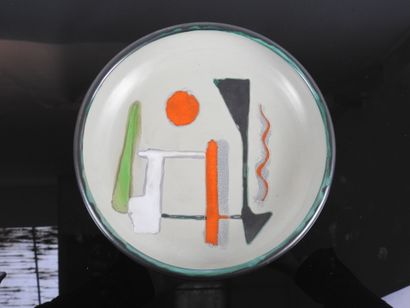 Jean AUSTRUY (1910-2012): Ceramic bowl with...