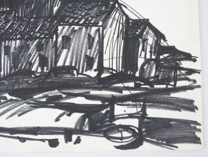 Irena DEDICOVA (1932-1987). Alley of trees...