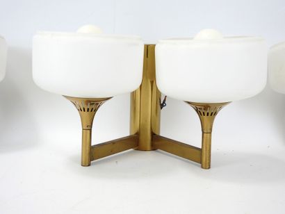 Gaetano SCIOLARI (1927-1994): Three brass...
