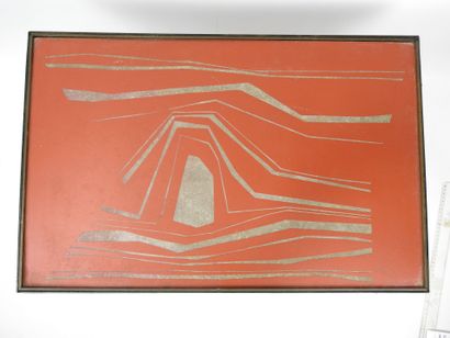 Mathieu MATEGOT (1910-2001) : Side table....