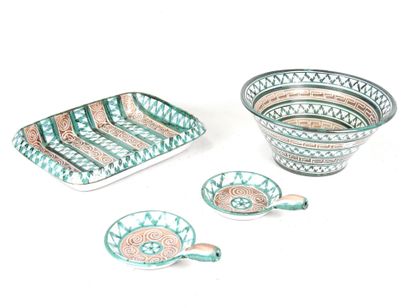 Robert PICAULT (1919-2000): A salad bowl,...