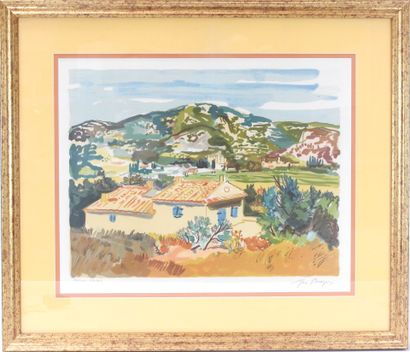 Yves BRAYER (1907-1990): Montagne Provençale....