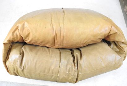 Raphael RAFFEL (1912-2000): Curved sofa in...