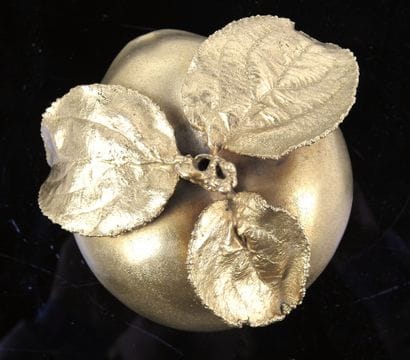 Claude LALANNE (1925-2019)
Apple mouth. 
Gilt...