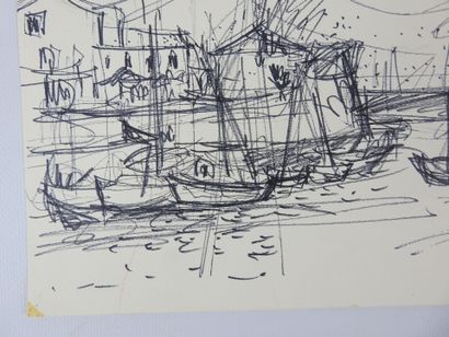 Irena DEDICOVA (1932-1987). Sailboats. Two...