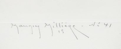 Maurice MILLIEGE (1871-1946)
Élégante au...