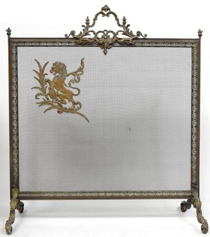 Grille pare-feu de forme rectangulaire en...