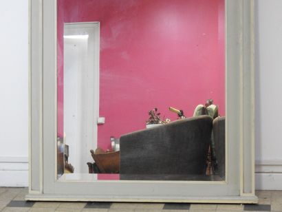 Miroir à fronton de style restauration en...