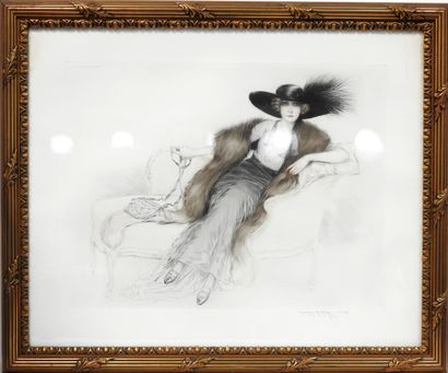 Maurice MILLIEGE (1871-1946)
Élégante au...