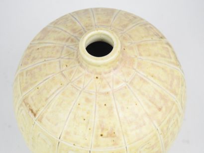 Dominique LEGROS (b. 1950) : Beige glazed...