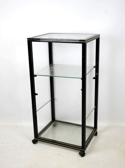 Pierre VANDEL: Shelf in lacquered metal with...