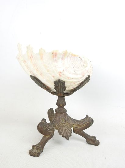 CUP resting on three regule claw feet supporting...