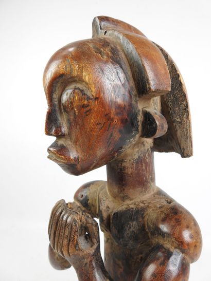 GABON Byeri FANG reliquary guardian statue,...