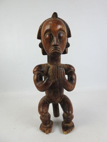 GABON Byeri FANG reliquary guardian statue,...