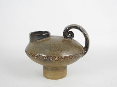 ARTCERAM: Photophore - lamp base in glazed...