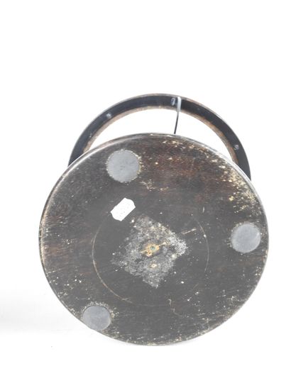 GLOBE SUPPORT in wood and black lacquered...