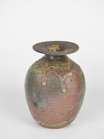 TROTRO (XXth): Baluster-shaped vase with...
