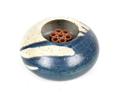 Gérald POTT (born 1936): Partially blue-glazed...