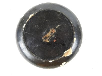 CHINA: Three brown lacquered wood compasses...