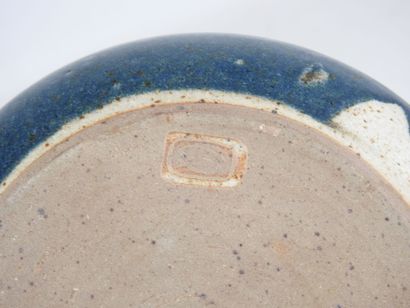 Gérald POTT (born 1936): Partially blue-glazed...