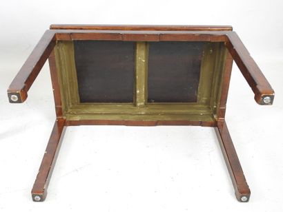 CHINA (in the taste of) : Pair of low tables...