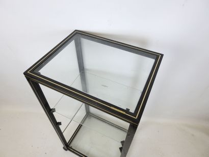 Pierre VANDEL: Shelf in lacquered metal with...