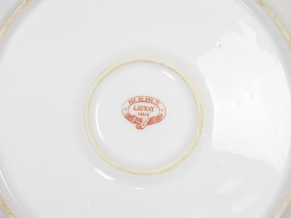 PARIS: Porcelain dinner service decorated...