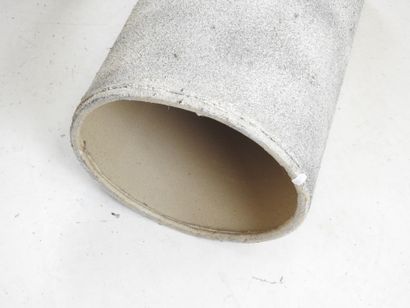 SIX LARGE PRESENTOIRS - Cylindrical cardboard...