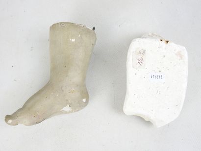 Two WORKSHOP STUDIES in plaster representing...