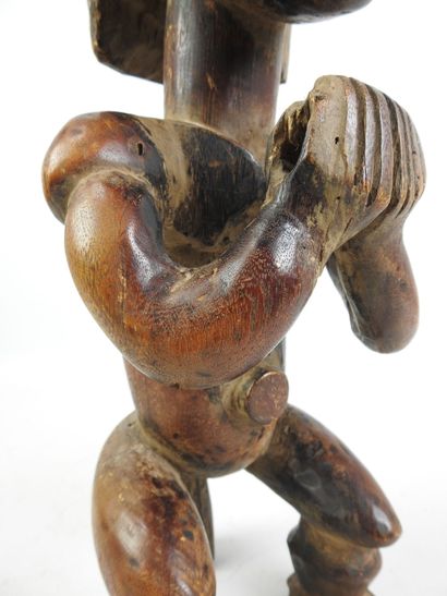 GABON Byeri FANG reliquary guardian statue,...