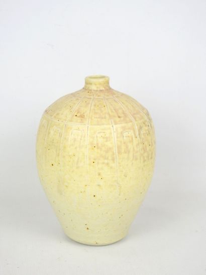 Dominique LEGROS (b. 1950) : Beige glazed...