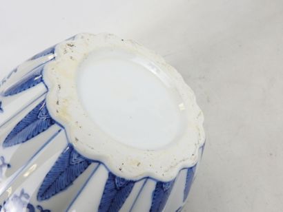 NANKIN: Crackled ceramic baluster vase with...