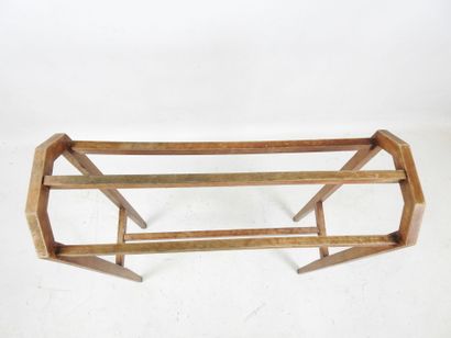 Oak garment rack. H. 81.5 - W.63 - D. 22.5...