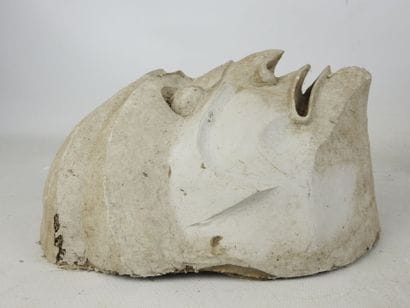 Theater MASK in papier mâché. 19th century....
