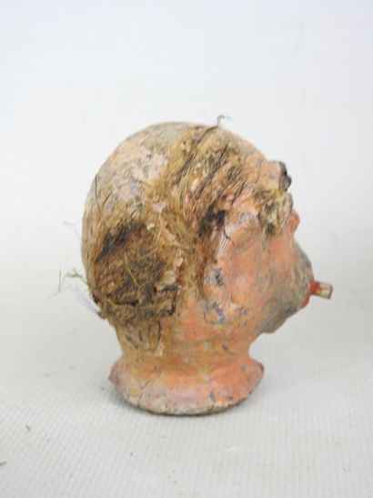 Theater MASK in papier mâché. 19th century....