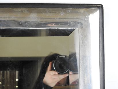Rectangular dressing table mirror in ebony,...