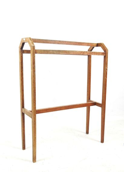 Oak garment rack. H. 81.5 - W.63 - D. 22.5...