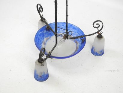 GRANDE VERRERIE DE CROISMARE: Iron hanging...