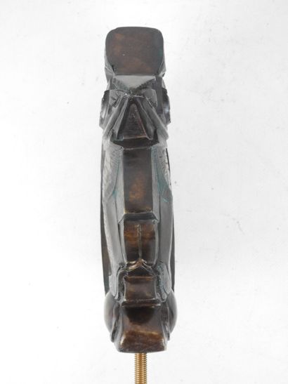 RUCHOS (20th century): Stylized profile face...