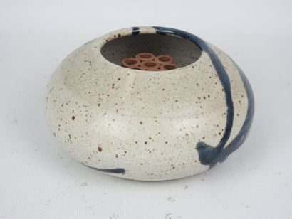 Gérald POTT (born 1936): Partially blue-glazed...